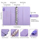 A6 Budget Binder Notebook | File Folder Ring Binder Set | 12PCS A6 Pockets Loose Leaf Bags 6 Ring Cash Envelopes System (Purple) (Pack of 1)